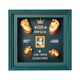 Yimi bébé Hand and Foot Imprime de boue photo de boue nouveau-née bébé 100 jours, cadeau complet et imprimerie à imprimé boue bouteille de cordon ombilical Style classique - vert foncé - style 3D