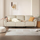 
Gujia Home KUKA smart home Italian minimalist electric function sofa living room front layer yellow cowhide zero wall seat 6175B [Morning mist green] triple double electric
