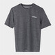Adidas kurzärärmiges T-Shirt für Männer 2025 Sommer Sportswear Fitness Training Sweatshirt, das atmungsaktive halbe Ärmeln läuft, HB9194 Gray M empfohlen 135-155Jin [Jin ist 0,5 kg]