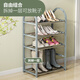 Jialiren multi-layer shoe rack door simple storage rack dormitory living room reinforced steel pipe shoe rack