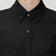 
Jiangnan Buyi (JNBY) summer women's onesie loose casual straight shirt collar commuting style 5O4F14110 001/Black S
