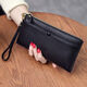 Kuqidaishu Women's Clutch Sack 2025 Summer New Thin Thin Women Bag Сумка длинная мода мода женская муфта Black