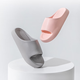 KKV sandals for men and women in bathroom, anti-slip and anti-odor, home bathing couple shoes, size 37-38 beige