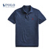 Polo Ralph Lauren 拉夫劳伦男装 经典款定制修身版短袖网球衫RL13822 400-蓝色 L