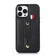 Qiao Huanhuan's new card bag is suitable for Apple 14 Promax mobile phone case can be equipped with access control card ID photo iPhone 13 with fingers Blue finger ring card leather case iPhone 12