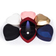 Yamanaka Yu Creative Heart Shape LED Light Jewelry Necklace Pendant Jewelry Packaging Box Proposal Ring Box Bracelet Necklace Gift Box Burgundy Ring Box Matte/Blue Light Black Lining