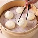 Baijie steamer paper bun pad steamed bun paper non-stick basket paper disposable steamer paper 100 sheets diameter 32cm