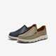 Bata Loafers Men's 2025 Spring Casual Casual Breatable Cow Wide Grueso Pedal de un pie G6850am5 Azul oscuro 42