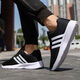 Nanyuqiu (nanyuqiu) printemps nouveaux chaussures masculines chaussures à tendance chaussures en mailles respirantes grandes tailles étudiants chaussures de sport noir mesh chaussures de course hommes 9888 noir gris 37