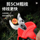 
Electric scissors cutting branches electric fruit tree scissors rechargeable lithium battery pruning shear peach tree orchard mulberry pruning shearing garden garden garden thick branches pepper pruning tool Hongluo 698VF [5 cm] three electric 3 knives + waist bag