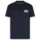 ARMANI/Armani EA Embroidered Eagle Mark Men's Mercerated Cotton Fashion Short Sleeve Round Neck T-shirt 8N1TF5 1JUVZ Brown U6167 M