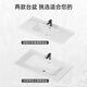 
Haisongda stainless steel bathroom cabinet combination ceramic integrated 110cm wash basin 120 large apartment bathroom wash basin cabinet milk color 12048cm cabinet arc basin