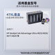 格能47墨盒连供适用惠普47XL墨盒hpdeskjet  4828 4877一体打印机黑色彩色连喷墨盒 尊贵版Plus连供【黑色款】-防回流 尊贵版Plus连供-防回流