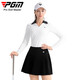 
PGM golf clothing women's base shirt long-sleeved T-shirt vertical texture high elastic and soft YF695-white S