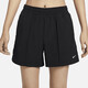 Nike (Nike) Pantalones de chándal Pantallas de mujer 2025 Summer Nuevo pantalones casuales Tendencia de moda tejida entrenamiento transpirable pantalones cortos cómodos FV6623-010 Negro 2xl