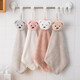 Foojo Fuju hand towel thickened coral velvet 30*30cm bear 2 pack cartoon double-layer hanging handkerchief small towel