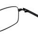 Hellasdan Walconstan importiert aus der Japan Elegant Series Optical Rahmen Herren Vollrahmen -Brillen Rahmen Titanium H9755 004 Schwarz