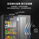 Xinfei red wine refrigerator European style constant temperature wine cabinet household fresh cabinet office tea beverage display cabinet 158L black liner with micro-freezing + lock + light 158L