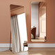 Xingkai Dressing mirror Full-body mirror Home bedroom fitting mirror Internet celebrity wall-mounted floor mirror JY89 gold 146*36