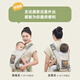 
Aiyuanmei baby-holding artifact Liberating two-handed baby strap front and rear dual-purpose front-held baby-carrying baby children go out simple and light blue and white lines丨Comfortable and simple style