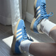 阿迪达斯 （adidas） ORIGINALS HANDBALL SPZL 防滑耐磨轻便低帮男女运动休闲板鞋 IG6194蓝白 40.5 (250mm)