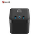 BULL Fast Charging Rubik's Cube Socket USB Socket/Plug Strip/Plug Strip/New National Standard Wiring Socket C Port 20W Fast Charging Wireless Black-UU220WH