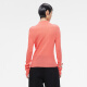 Jnby/Jiangnan Bubble Spring y Autumn Wool Sweater Knited Knitted Half Teck Basic Basic Sweater Bottoming Women's Simple 5N1311990 679/Fluorescent Powder XL