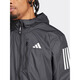 阿迪达斯（adidas）2025春季新款男装跑步连帽夹克IN1483 黑|IN1483 XL