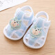
Quer Bear summer 0-December month baby step front shoes non-slip sole sandals breathable 1 year old new soft sole baby toddler shoes beef tendon sole sandals cute yellow 14 inner length 12cm [14 size] 7-9 months