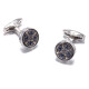 GLO-STORY cufflinks for men, French shirt cufflinks, dress, sleeve nails, gift box, MXK114040, silver