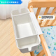 Crib hanging storage hanging basket diaper bedside diapers storage bag dormitory bed hanging bag bed fence storage box main picture
