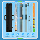 JIADIAONI fishing rod bag hard shell rod bag umbrella bag integrated storage fishing gear fishing rod special fishing waterproof 130*10*10