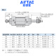 
Yadeke AIRTAC adjustable stroke standard cylinder SCJ40*25X50X75X100X125-10/20/ The following is the magnetic model SCJ40X5010S