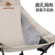 Silla plegable al aire libre al aire libre para acampar al aire libre para campamento de cuatro rincones silla de pescado silla de pescado silla de picnic 174bakk695, negro (pequeño)