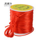 Venasi Chinese Knot Wire No. 5 No. 6 No. 7 Red Rope DIY Handmade Braided Wire Diamond Knot Braided Bracelet Rope Necklace Wire Big Red No. 6 Wire Thick About 2.0mm Long About 50 Meters 1 Roll