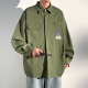 
Baiqueting short-sleeved shirt men's summer new ice silk shirt jacket men's trendy brand loose casual work jacket top 854 light gray 3XL