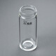 Sino Sino Glass Cup Einschichtmänner und Frauenbetriebsbüro Teetasse XN-6016/6017/1200/6088 1203 Blau-Grau-530 ml [mit Cup-Bürstenset]