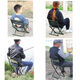 Er Jiangong Klappstuhl im Freien Klapphocker tragbarer Rückenstuhl Stuhl Haushalthocker kleiner Pony Fischereistuhl kleiner Hocker 0L 3523 Runde Röhrchen Klappstuhl Qualitätssicherung