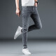 
Lee Cooper high-end ice oxygen bar jeans men's slim straight Korean style stretch light color casual long trousers 2025 summer thin style 1049 gray regular size 29