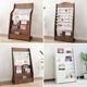 
Newspaper rack Newspaper rack Books and newspaper rack Wooden information rack Floor-mounted newspaper rack Magazine rack Storage promotional storage display rack K687# Walnut color High 96 Four newspaper clips