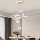 Dunjia restaurant chandelier 2025 new modern simple light luxury crystal lamp high-end bedroom chandelier Guangdong Zhongshan lamp 2099 white/A crystal cylindrical lampshade three-color dimming (no remote wall switch control)