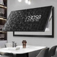 Peinture d'horloge, Luxury Luxury Square Metter Box Decoration Painting 2025 Nouveau Style Interrupteur Boîte Boîte horloge Murau d'horloge Vivre et salle à manger Couverture DQ4839 [Radar LED Type de haut en haut] 31 pouces 80 * 40cm [Peut couvrir 70 * 30]