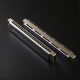 
Tongbao TOMBO harmonica 6624S collection model high-end all-metal copper grid version 24-hole polyphonic harmonica professional performance #F tune [metal copper grid version]
