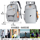 Cooler Rucksack für Herren -Rucksack große Kapazität Junior High School College Schulbeutel Geschäftsreise Tasche 15,6 Zoll Computerbeutel grau [75% Auswahl]