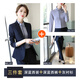 Jian Ting suit suit for women professional formal wear 2026 spring and autumn new temperament women's suit jacket high-end hotel work clothes one button dark blue suit pants + gray blue shirt 3XL slim fit recommended 129Jin Jin equals 0.5kg -138Jin Jin equals 0.5kg
