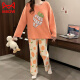Cat Man (Miiow) Pajamas Spring y Autumn Algodón de manga larga suave y algodón de algodón linda CAJA CAPA EN AUTO SET 2025 NUEVO CAREATE 1047 AMOR INGLÉS M 160