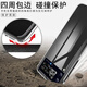 Kaicai [with inner screen film - not yellowing] suitable for Samsung folding z flip3 mobile phone case ultra-thin transparent folding screen full-inclusive anti-fall protection case Samsung z flip3 [with hydrogel film] [transparent shell - restore bare metal]