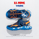 Li Ning children's sandals for boys, girls, middle and large children 26 summer new sports non-slip bottom beach shoes for children, navy blue 33, inner length about 21.6cm, suitable for feet 20.6cm long