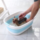 Dipur Foldable Pet Dog Bath Basin Cat Bathing Artifact Bath Special Tool Bath Basin Bathtub* Foldable (with drain outlet - suitable for 20 Jin Jin equal to 0.5 kg) *