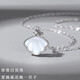 GIEVSZHE platinum necklace for women, platinum diamond pendant with engraving, Valentine's Day gift for girlfriend and wife, platinum model - inlaid with diamonds, free engraving, equipped with certificate